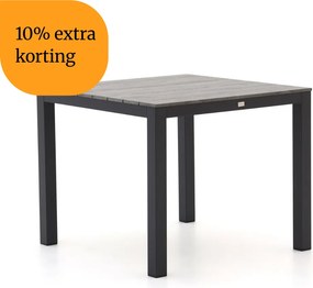 + 10% kassakorting | Tuin eettafel Bellagio  | Vierkant  | Tuintafel Polywood | 90x90cm | 4 personen | Kees Smit Tuinmeubelen