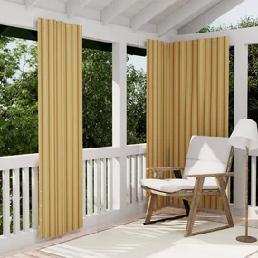 vidaXL Balkonscherm 100x240 cm oxford stof geel en oranje