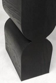 Kare Design Curve Black Sidetable Zwart Hout - 120 X 38cm.