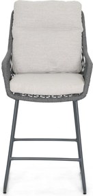 Barstoel Rope Grijs-antraciet Lifestyle Garden Furniture Vicente dining  antracite