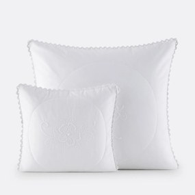 Geborduurde vierkante kussenhoes in katoen, Tennessee