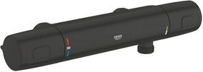 Grohe QuickFix Precision Trend douche-thermostaatkraan 12cm mat zwart