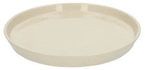 Ontbijtbord, steengoed, beige, spikkel,Ø 20,5 cm