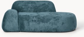 Teddy bouclé bank Wolke (2-zits) met chaise longue