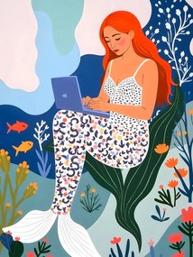 Ilustratie Work From Home, Uma Gokhale