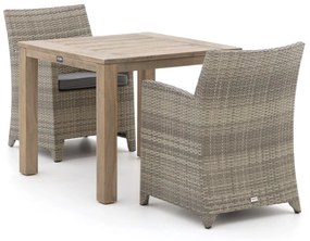 Forza Barolo/ROUGH-S 90cm dining tuinset 3-delig