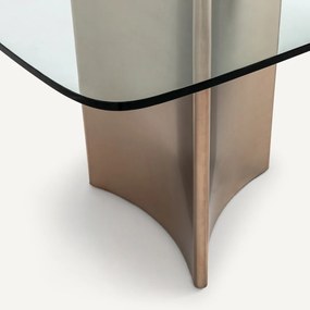 Tafel metaal/glas, 8 personen, Atizar