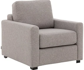 Goossens Fauteuil Lucca, Fauteuil klein arm smal 12 cm