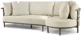 Loungeset tuin 4 personen Aluminium Taupe  4 Seasons Outdoor Ezra