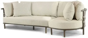 Loungeset tuin 4 personen Aluminium Taupe 4 Seasons Outdoor Ezra