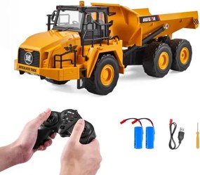 VEVOR Afstandsbediening Dump Truck Speelgoed RC Bouwvoertuig 11CH Schaal 1:16