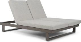 Lifestyle Garden Furniture Massimo Ligbed Met Kussen Antraciet/sandy Aluminium Grijs