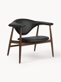 Loungefauteuil Masculo van walnoothout
