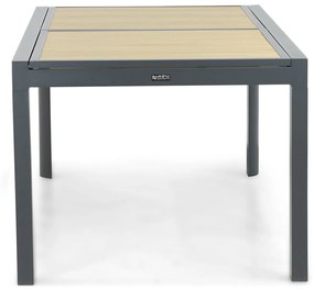 Tuinset 6 personen 214 cm Aluminium/textileen Grijs Domani Furniture Carino/Rosarno