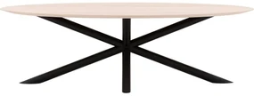 Goossens Excellent Eettafel Gs-1302, Ovaal 240 x 130 cm
