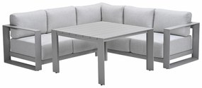 Garden Impressions Malakka lounge dining set 4-delig - taupe - valley sand
