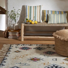 Wollen vloerkleed in berber stijl, Jalna