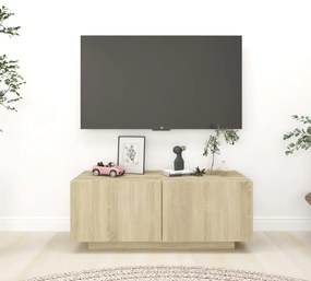 vidaXL Tv-meubel 100x35x40 cm spaanplaat sonoma eikenkleurig