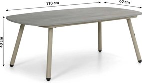 Stoel en Bank Loungeset  Rope Zand/Beige   Coco