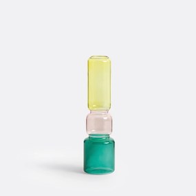 Vaas in glas H24 cm, Oryo
