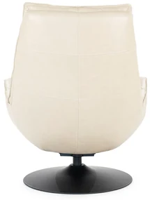 Eleonora Sven Draaifauteuil Beige Leder
