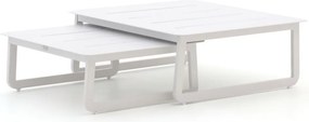 + 10% kassakorting | Loungetafel Bellagio | Vierkant | Tuintafel Aluminium | 2-delig | Kees Smit Tuinmeubelen