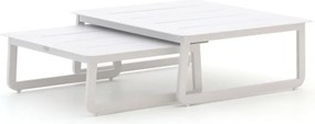 Loungetafel Bellagio  | Vierkant  | Tuintafel Aluminium | 2-delig | Kees Smit Tuinmeubelen