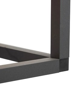 Smart hanglamp zwart 4-lichts incl. Wifi G95 - Big Cage