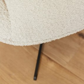 Starfurn Mila Draaibare Fauteuil Chenille Off White