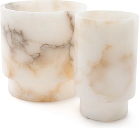 Theelichthouder in albast, Albasti