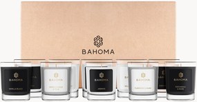 Met de hand gegoten mini-kaarsen Botanical Bliss in geschenkdoos, 10-delig