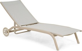 Domani Furniture Bellorio Ligbed Verstelbaar Aluminium Zand/Beige