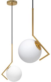 Moderne hangende gouden glazen plafondlamp APP429-1CP