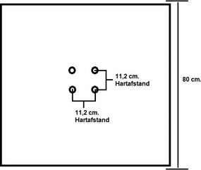 Platinum Challenger Zweefparasol T2 3x3 m - Olijf met voet en hoes