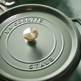 Staub La Cocotte Cocotte 28 cm / 6,75 l, Rond, eucalyptus - La Cocotte - Staub