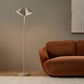 Staande leeslamp in ijzer metaal, Moke