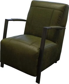 Fauteuil - Rosetta - leer Colorado groen 08