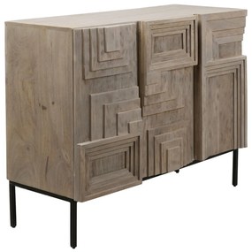 Kare Design Figaro Smal Dressoir Mangohout - 115x45x90cm.