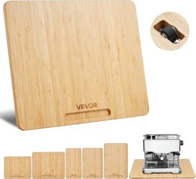 VEVOR Glijplank, 33 x 40,6 cm, plank met rubberen wielen en holle handgreep, gemakkelijk schoon te maken, schuifplank, rolplank voor apparaten, gemakkelijk verplaatsbare basis voor koffiezetapparaat, keukenmachine