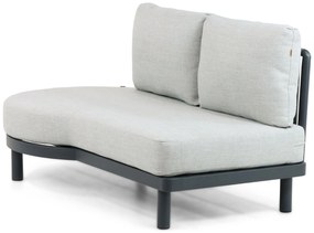 Hoek loungeset 5 personen Aluminium/rope Grijs  Santika Furniture Santika