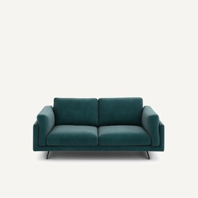 Bank in fluweel, 2-zit, César