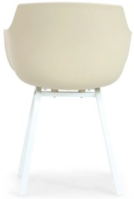 Tuinstoel Kunststof Taupe-naturel-bruin Lifestyle Garden Furniture Salina