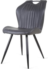 Eetkamerstoel - Cobra - leer Vintage zwart