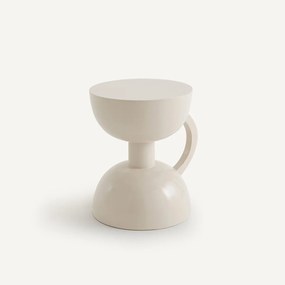 Bijzettafel, mangohout met glanzende afwerking, Elouan
