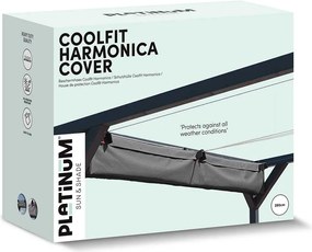 Platinum Beschermhoes Harmonica 290 cm breed - donker grijs