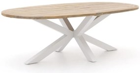 Tuin eettafel ROUGH | Ovaal  | Tuintafel Teakhout | 200x110cm | 6 personen | Kees Smit Tuinmeubelen