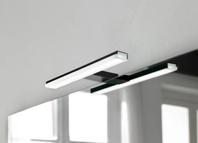 FOCCO Pandora spiegellamp mat zwart 30cm LED