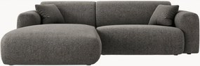 Chenille hoekbank Nolio (3-zits)