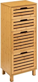 5Five Bamboe Kast met Lades - Naturel - 30 x 40 x 97,5 cm - 4 Lades