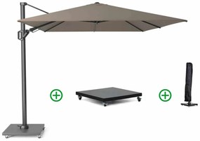 Platinum Challenger zweefparasol 3.5x2.6m T2 premium (incl. voet en hoes)